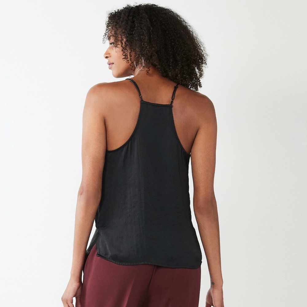 Nine West Women’s Lace Trim Camisole Size M in Black
